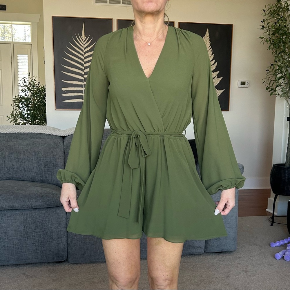 Naked Zebra Olive Mini Dress